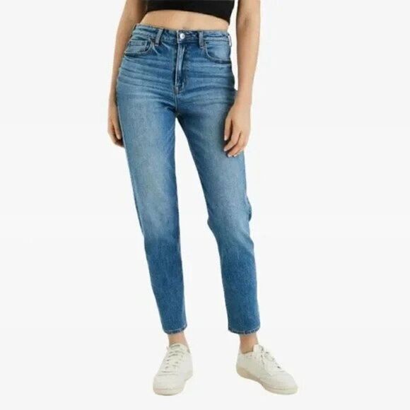 AEO American Eagle High Rise Mom Jeans 1083 - Picture 1 of 8